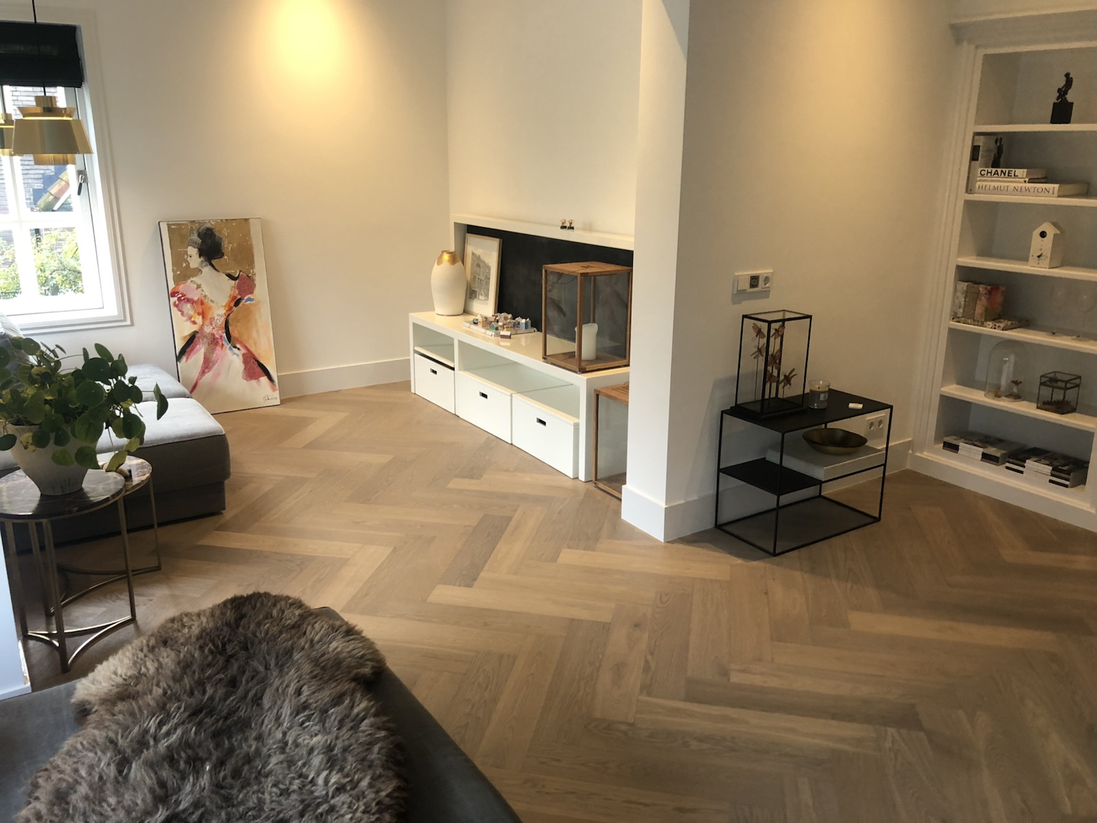 Houten vloer in een interieur, inspiratiebeeld 25